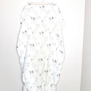 Aden + Anais Fox Sketch Woodland Crib Sheet